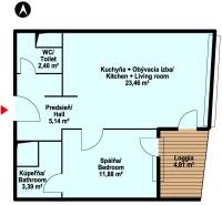 Bratislava - Staré Mesto One bedroom apartment Rent reality Bratislava - Staré Mesto