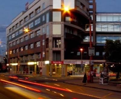 Modern office spaces in a new building in the wider city centre