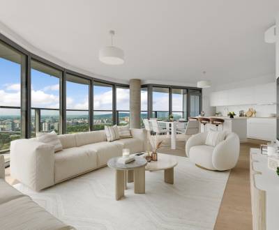 THE HOME︱EUROVEA TOWER - Exclusive 3-bed. apt. Danube view, 33th floor