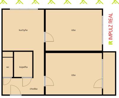 Sale One bedroom apartment, One bedroom apartment, Buzulucká, Košice -