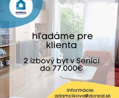 Searching for One bedroom apartment, One bedroom apartment, Senica, Sl