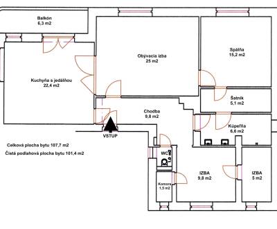 Sale Three bedroom apartment, Three bedroom apartment, Palisády, Brati