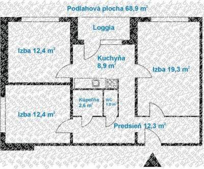 Sale Two bedroom apartment, Bratislava - Podunajské Biskupice, Bratisl