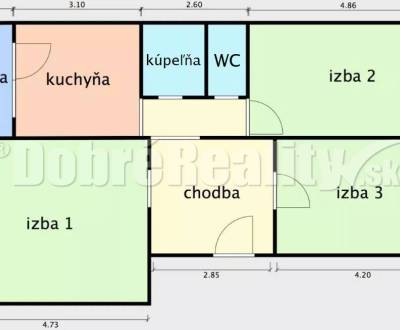 Sale Two bedroom apartment, Two bedroom apartment, M. Rázusa, Prievidz