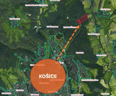 Sale Agrarian and forest land, Agrarian and forest land, Košice - Ťaha