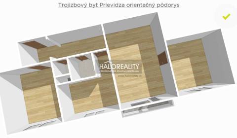 Sale Two bedroom apartment, Prievidza, Slovakia