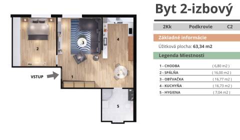 Sale One bedroom apartment, One bedroom apartment, Nitra, Slovakia