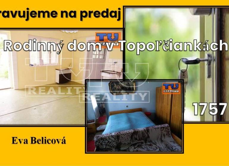 Topoľčianky Family house Sale reality Zlaté Moravce