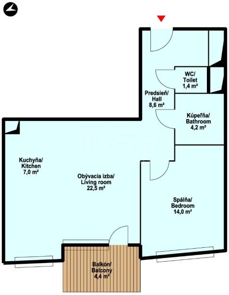 Bratislava - Nivy One bedroom apartment Sale reality Bratislava - Ružinov