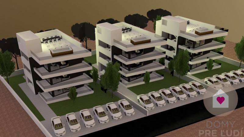 Ostrov VIR-Predaj nových veľkometrážnych 3i apartmánov 250m od mora