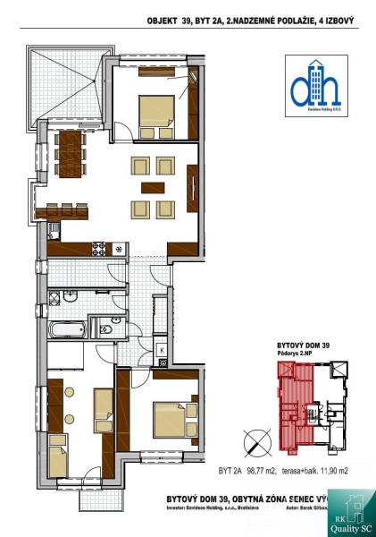 Senec Three bedroom apartment Sale reality Senec