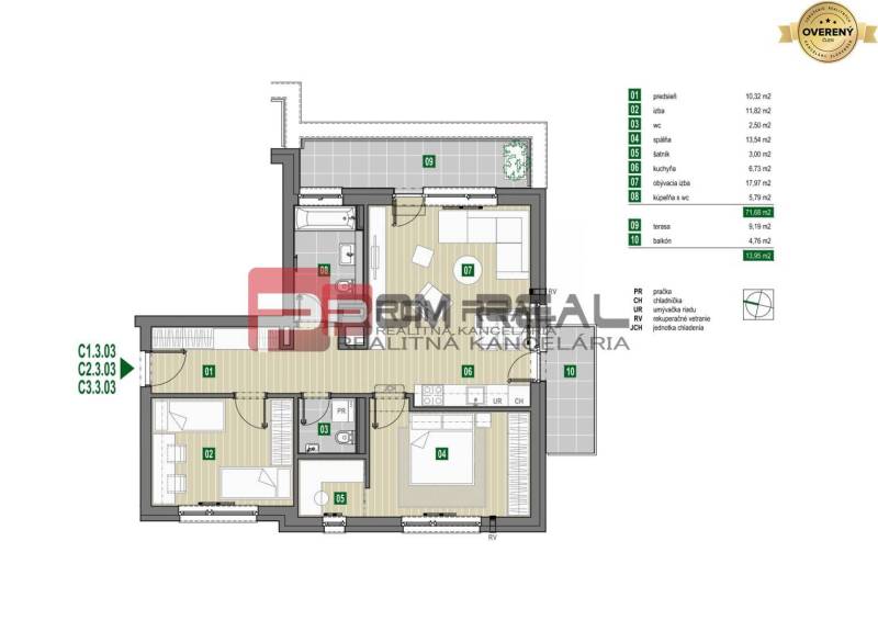 Pezinok Two bedroom apartment Sale reality Pezinok