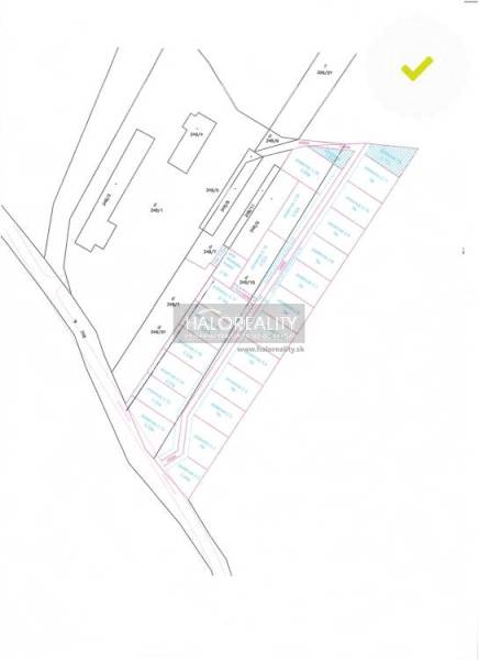 Ješkova Ves Land plots - commercial Sale reality Partizánske