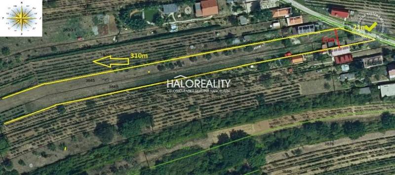 Vráble Recreational land Sale reality Nitra