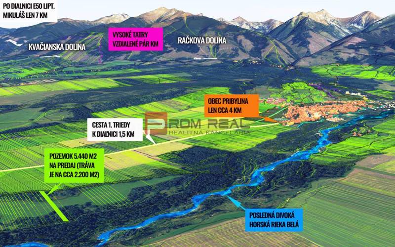 Vavrišovo Agrarian and forest land Sale reality Liptovský Mikuláš