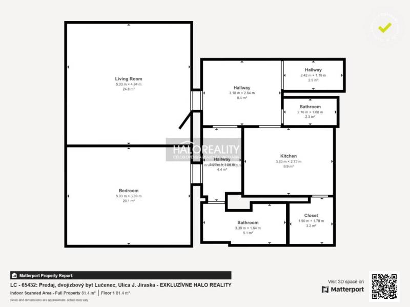 Lučenec One bedroom apartment Sale reality Lučenec