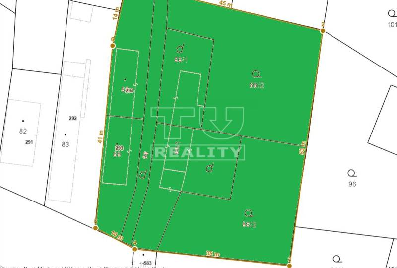 Nové Mesto nad Váhom Land – for living Sale reality Nové Mesto nad Váhom