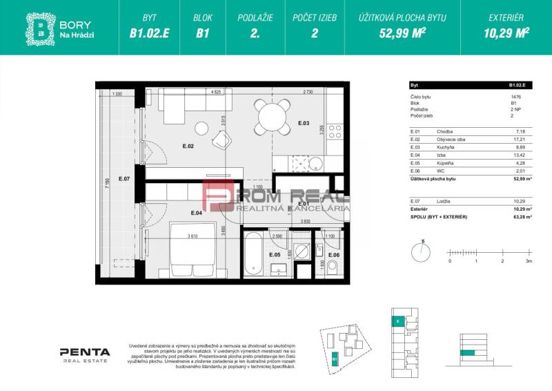 One bedroom apartment Sale reality Bratislava IV