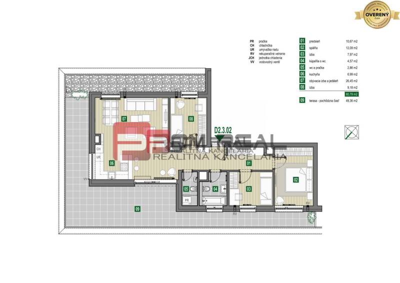 Pezinok Three bedroom apartment Sale reality Pezinok