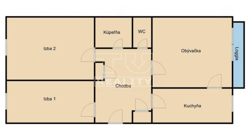 Stará Turá Two bedroom apartment Sale reality Nové Mesto nad Váhom