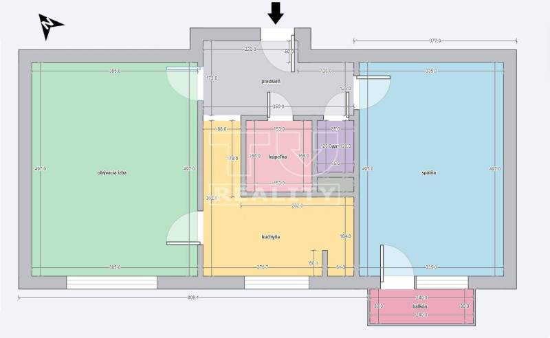 Bratislava - Rača One bedroom apartment Sale reality Bratislava - Rača