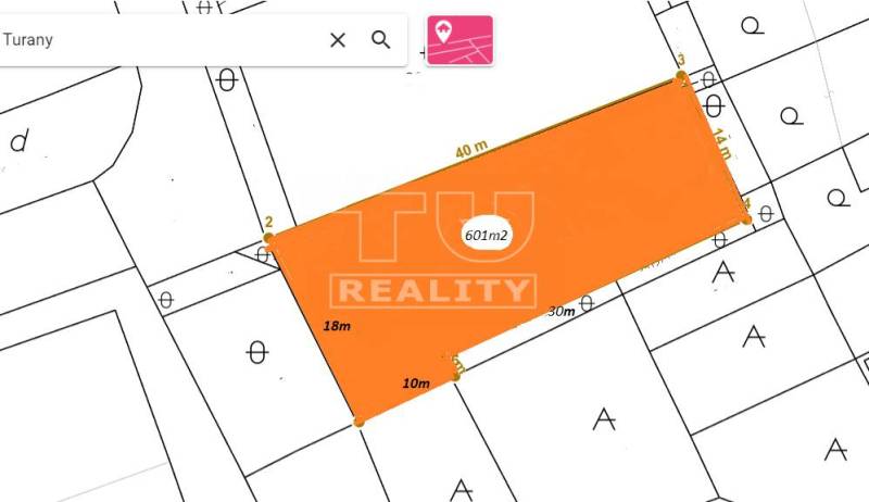 Turany Land – for living Sale reality Martin