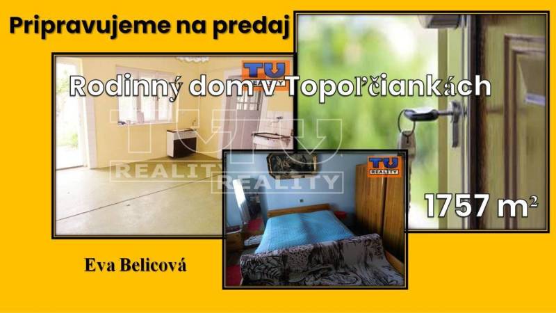 Topoľčianky Family house Sale reality Zlaté Moravce