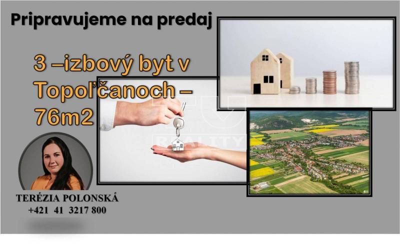 Topoľčany Three bedroom apartment Sale reality Topoľčany