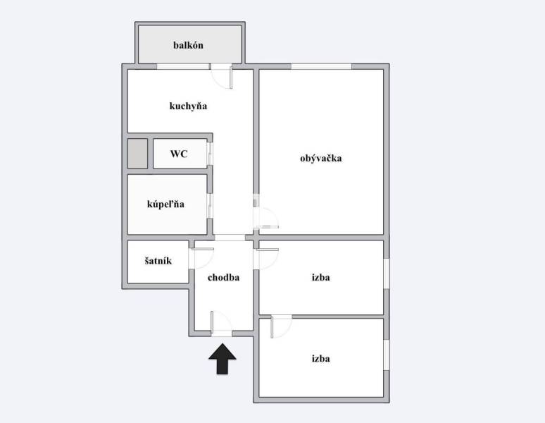 Nitra One bedroom apartment Sale reality Nitra