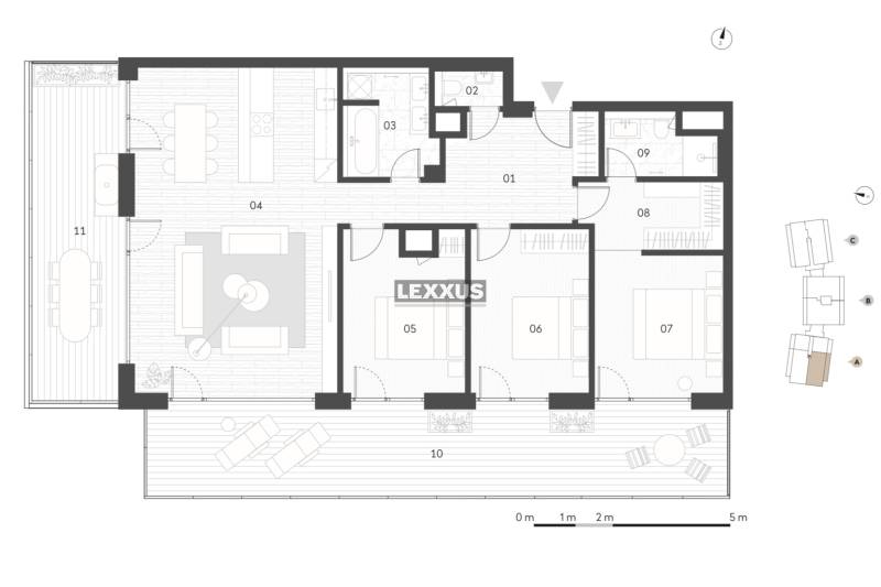 Bratislava - Staré Mesto Three bedroom apartment Rent reality Bratislava - Staré Mesto