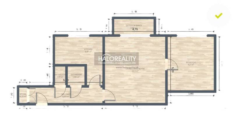 Krupina One bedroom apartment Sale reality Krupina