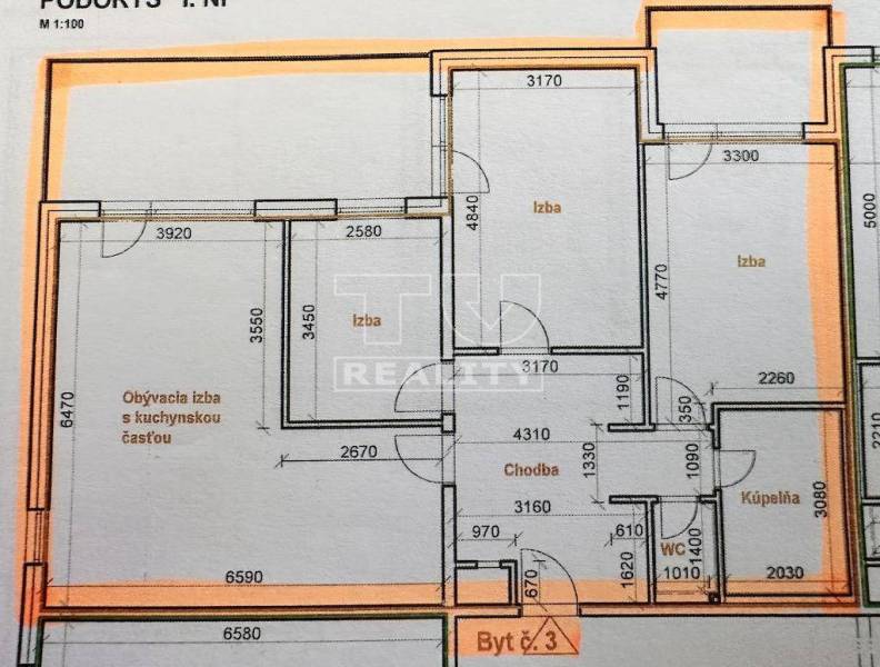 Trenčín Three bedroom apartment Sale reality Trenčín