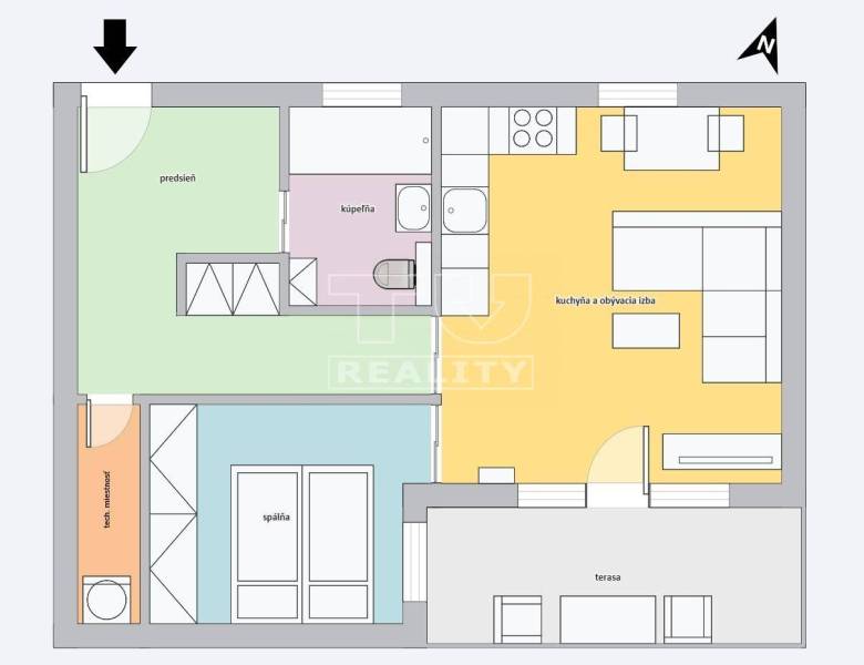 Bratislava - Vajnory One bedroom apartment Sale reality Bratislava - Vajnory