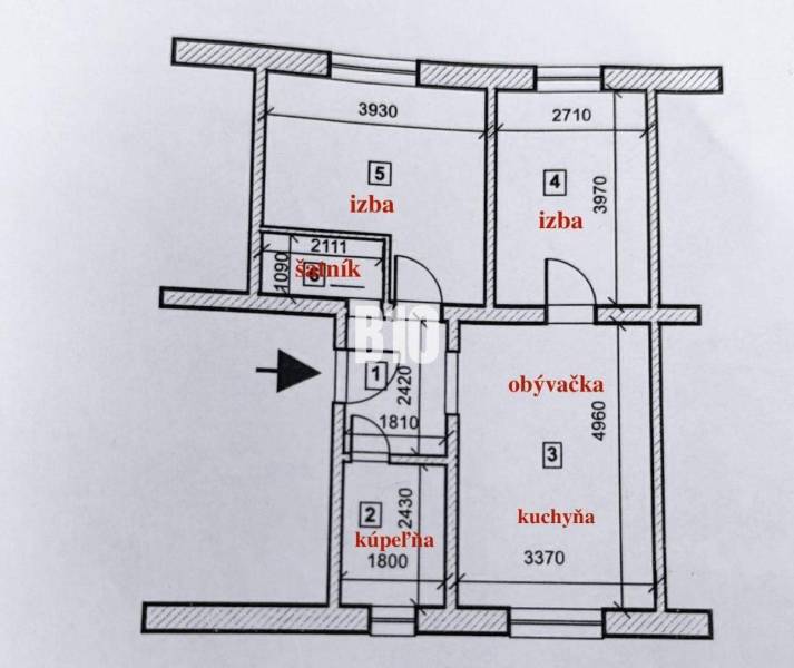 Nitra Two bedroom apartment Sale reality Nitra