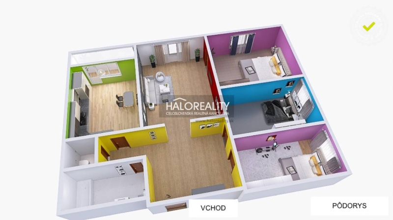 BA - Petržalka Three bedroom apartment Sale reality Bratislava - Petržalka