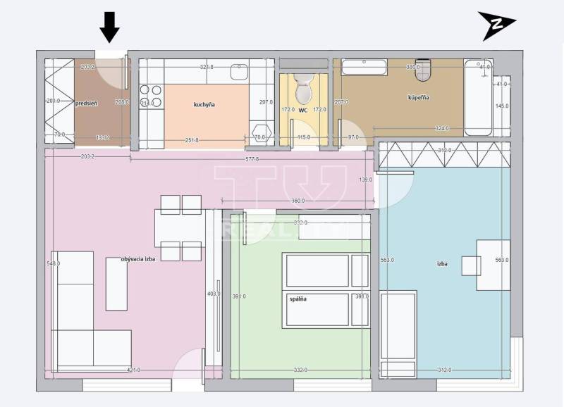 Bratislava - Nové Mesto Two bedroom apartment Sale reality Bratislava - Nové Mesto