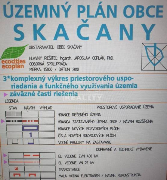 Skačany Land – for living Sale reality Partizánske