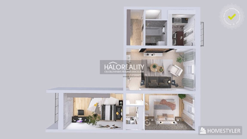 BA - Ružinov Two bedroom apartment Sale reality Bratislava - Ružinov