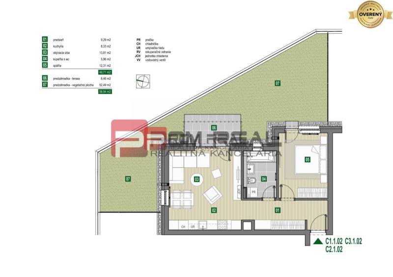 Pezinok One bedroom apartment Sale reality Pezinok