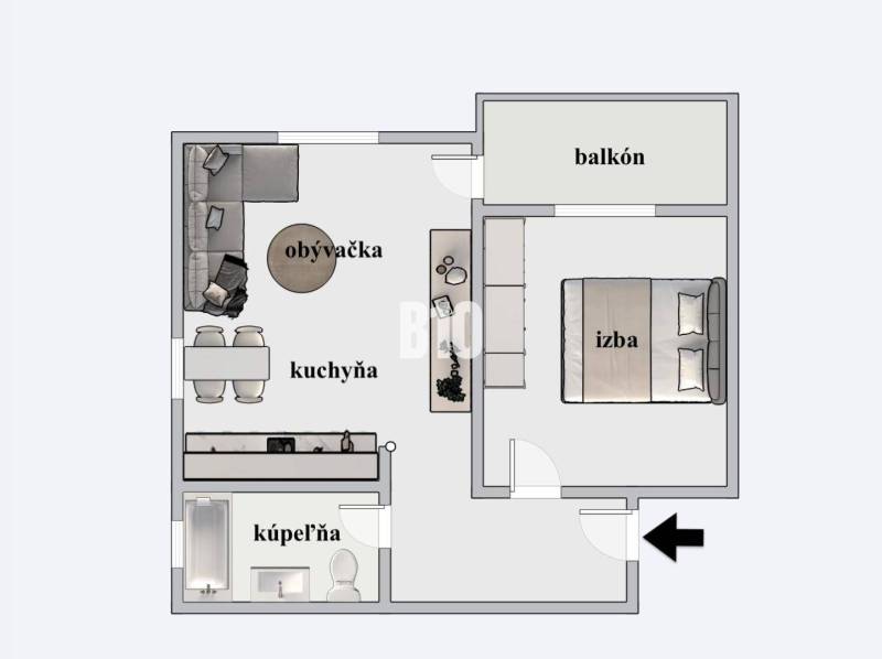 Nitra One bedroom apartment Sale reality Nitra