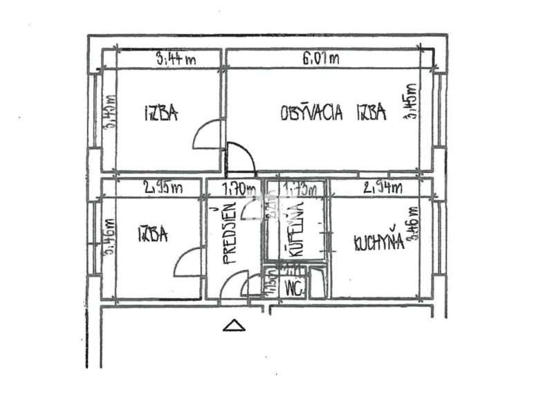 Zlaté Moravce Two bedroom apartment Sale reality Zlaté Moravce